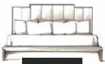 Headboard Type: Channel Quilted 3 Panels Upholstered