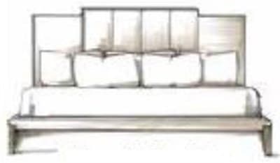 Headboard Type: Channel Quilted Center Panel Upholstered