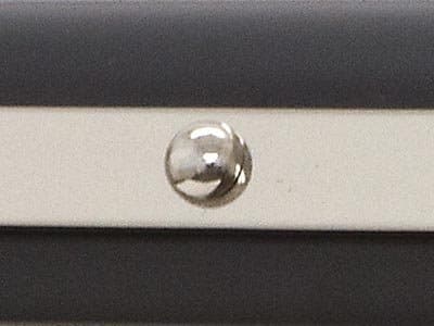 Finish: Black with Polished Nickel Accents