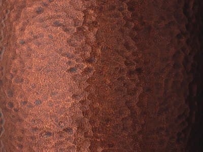 Finish: Hammered Copper