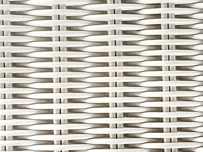 Table Wicker Finish: Classic White