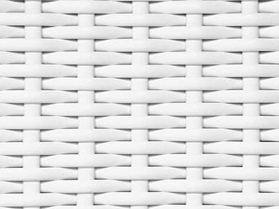Wicker Seating Finish: Ivory