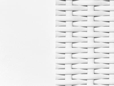 Seating Frame Finish: White Alu and Ivory