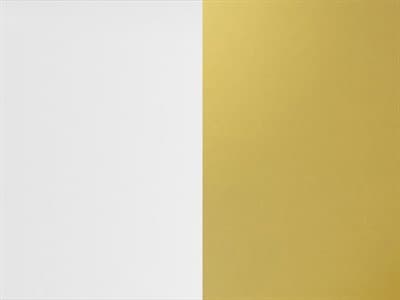 Back Finish: Gold / Matte White Interior