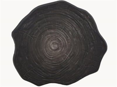 Table Top Style: Natural Dark Rum with Driftwood with hole
