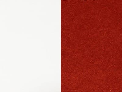 Polywood Finish / Cushion Color: Crimson Red / White Polywood