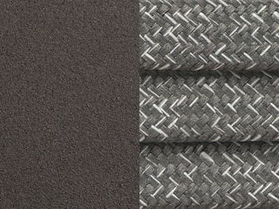 Finish: Tex Gray Powder Coated Aluminum Frame with Charcoal Durarope