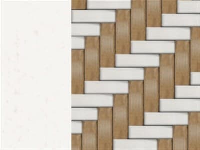 Seating Frame Finish: Chalk / White and Natural