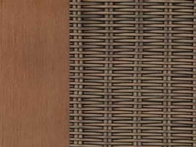 Seating Frame Finish: Oak and Raffia