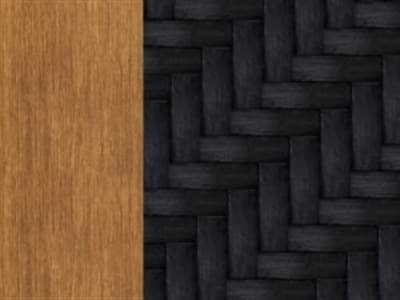 Light Finish: Natural and Black