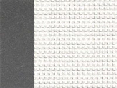 Seating Finish and Fabric: Slate Grey / White Sling