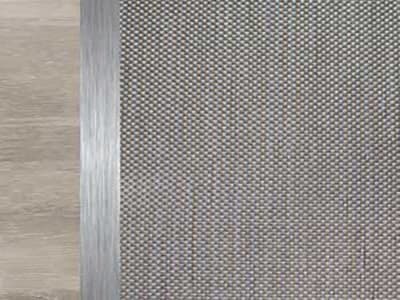 Seating Finish and Fabric: Oyster Teak / Heather Grey Sling