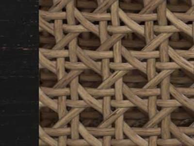 Seating Frame Finish: Black with Natural