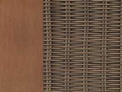 Seating Frame Finish: Raffia and Oak