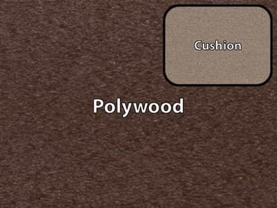 Polywood Finish / Cushion Color: Vintage Lantern MGP / Spiced Burlap Cushion