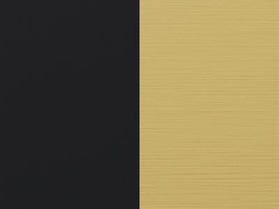 Finish: Matte Black / Matte Brushed Gold