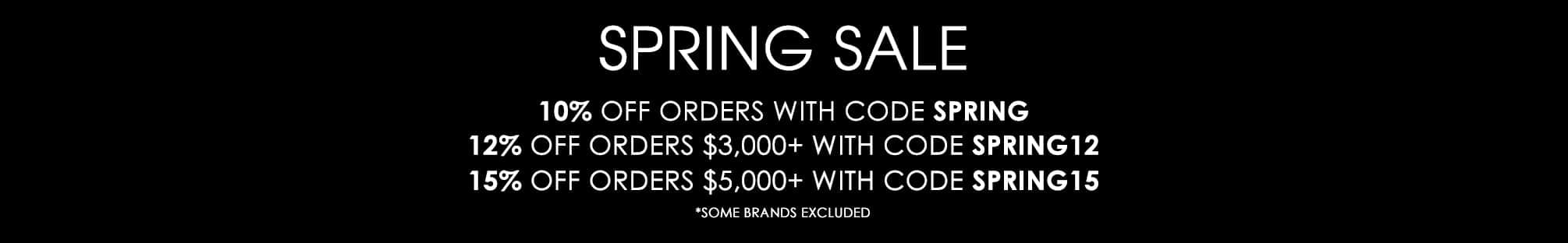 Spring Sale