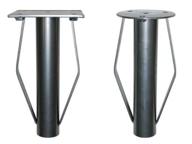 In-Ground Mount for Side Wind Cantilever Umbrellas Stainless Finish