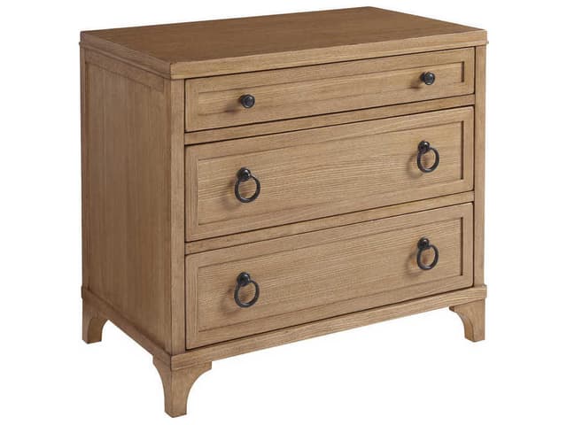 Newport 3-Drawer Cliff Nightstand in Sandstone