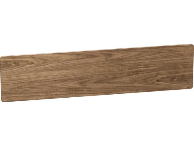 Luma 6767 Large Adjustable Desk Back Panel in Natural Walnut Veneer