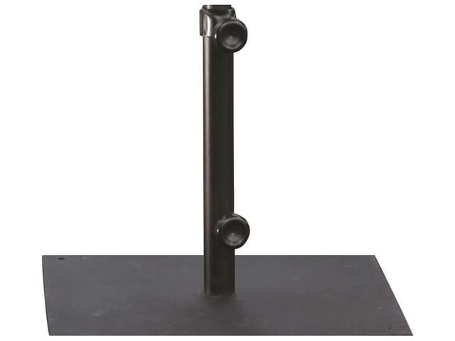 32lb Square Umbrella Base in Black Powder Coated Aluminum