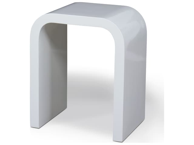 Mark Large Nesting Side Table in Gloss White