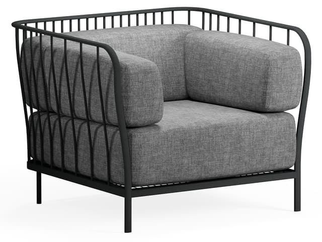 Cannolè Steel Lounge Chair