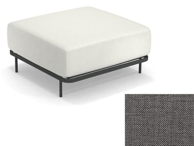 Cannole Steel Cushion Ottoman