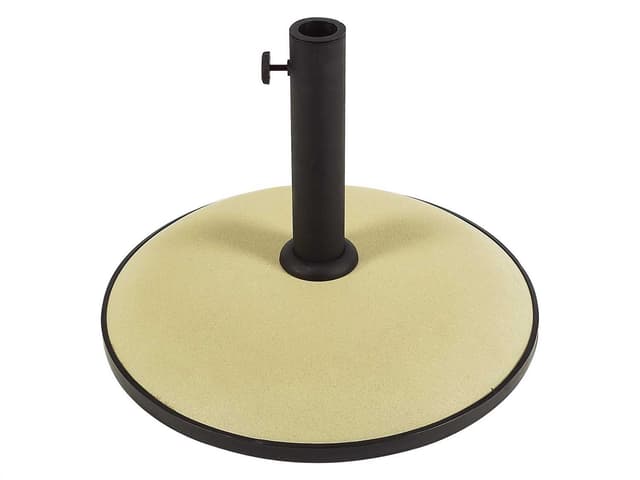 Fiberbuilt 19-Inch 55 lb Concrete Patio Umbrella Base in Beige