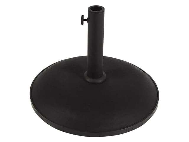 Fiberbuilt 55 lb Concrete Umbrella Base with 19-Inch Diameter in Black