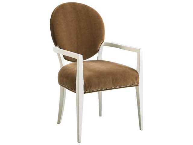 Central Park Upholstered Broadway Arm Dining Chair