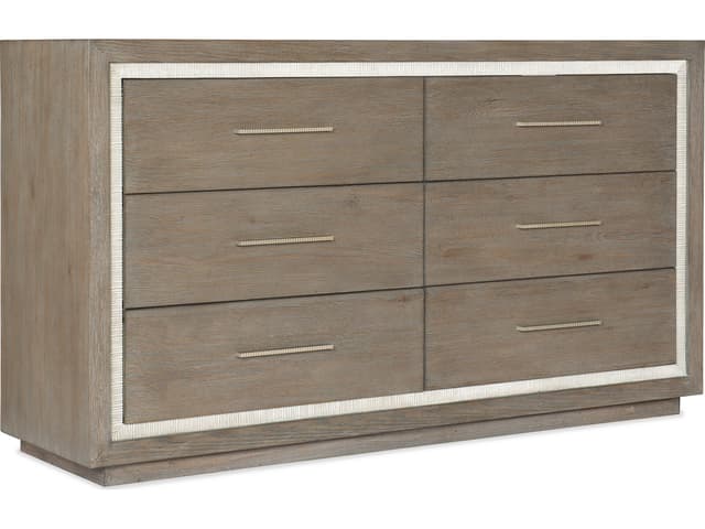 grey 6 drawer double dresser Child Craft Westgate 6-Drawer Double Dresser