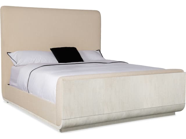 Modern Mood Inverness Upholstered California King Panel Bed with Diamond Finish