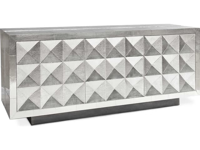 Talitha 70" Nickel Credenza Sideboard