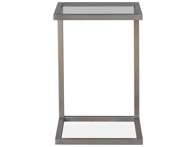Elements Steel Rectangular Outdoor End Table