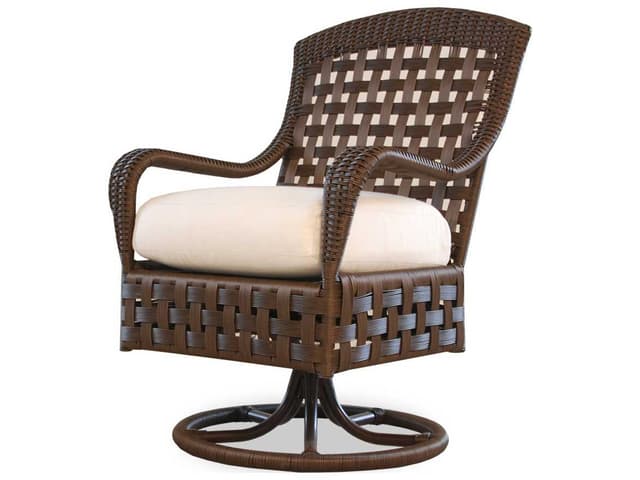 Haven Wicker Swivel Patio Dining Arm Chair