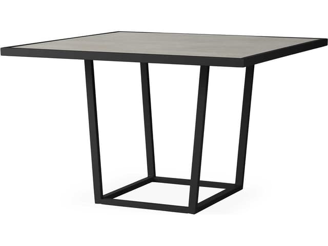 Summit Aluminum Square Outdoor Patio Dining Table