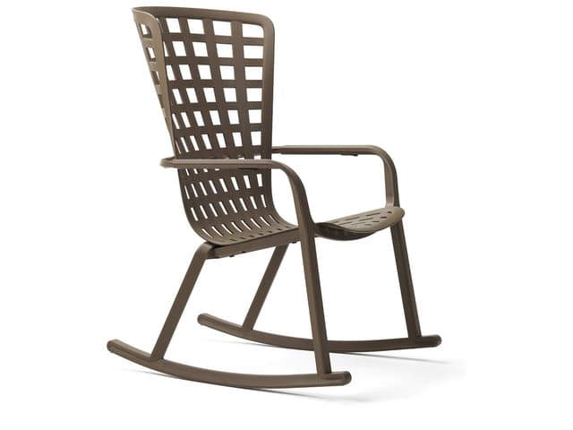 Folio Rocking Armchair in Tobacco