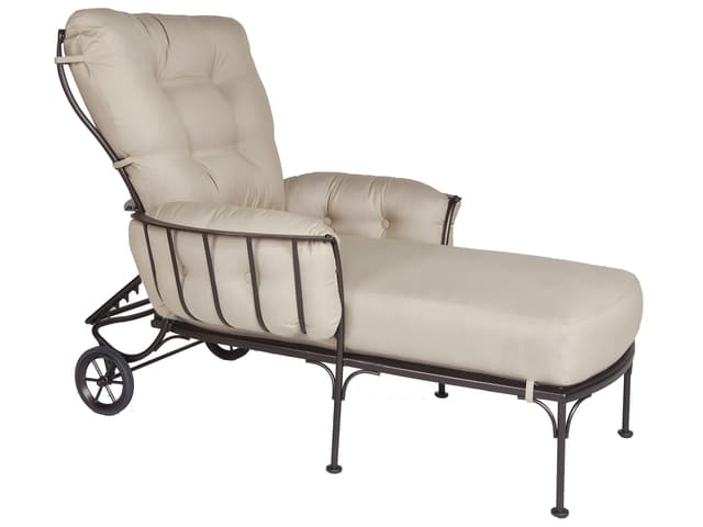 Monterra Wrought Iron Adjustable Patio Chaise