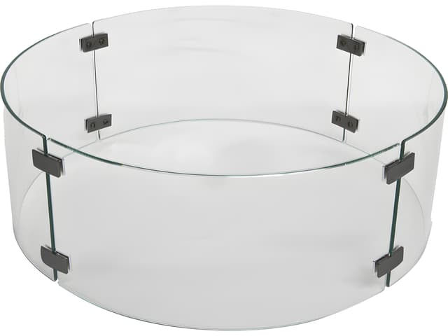 Casual Fireside 20-Inch Round Glass Guard