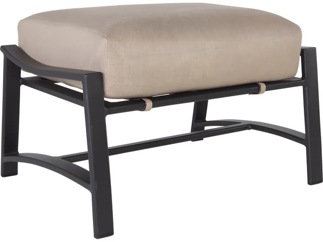 Avana Cushion Aluminum Patio Ottoman