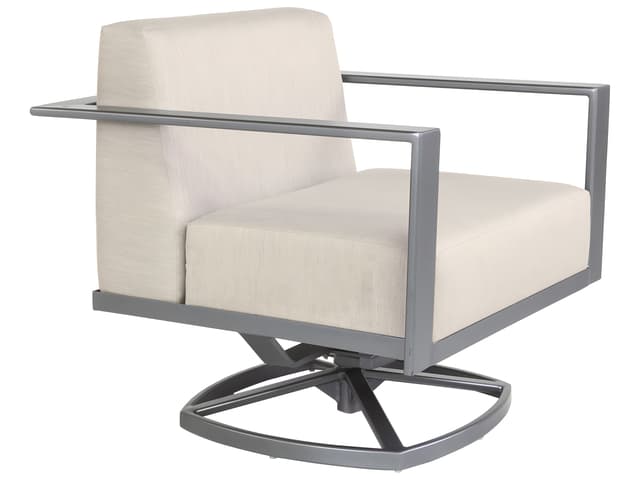 Studio Aluminum Swivel Rocker Outdoor Patio Lounge Chair