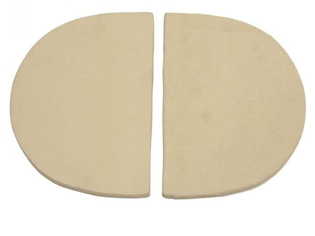 Primo Two Piece Ceramic Heat Deflector Plates for Oval Large 300