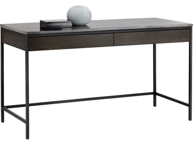 Artezia Stamos Grey Sungkai Wood Secretary Desk