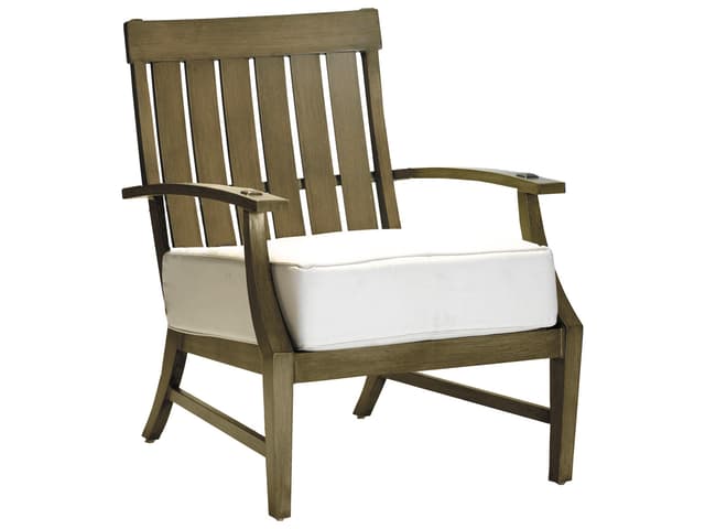Croquet Aluminum Outdoor Lounge Chair with Cushion