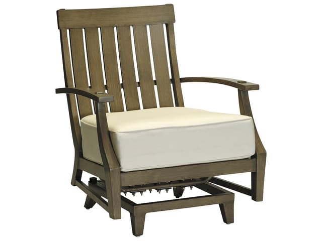 Croquet Aluminum Spring Patio Lounge Chair with Cushion