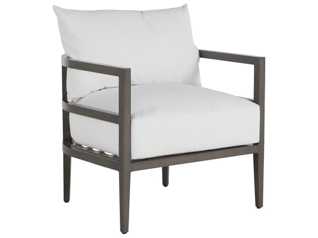 Santa Barbara Aluminum Slate Grey Patio Lounge Chair