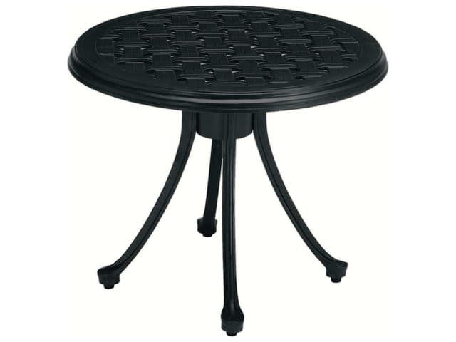 Provance Cast Aluminum Round Patio End Table