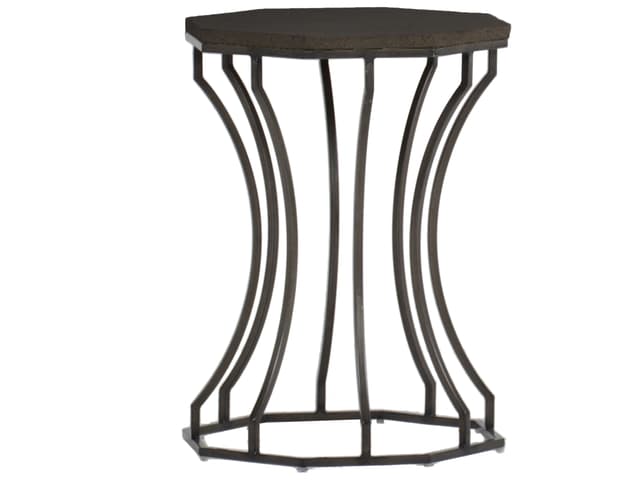 Audrey Hexagon Patio End Table