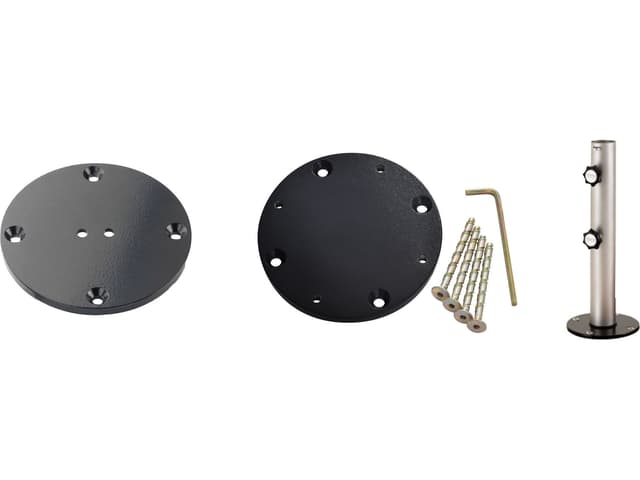 Concrete Mount Kit with 2.75ft Stainless Steel Tube